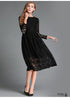 Boho Lace Midi Dress